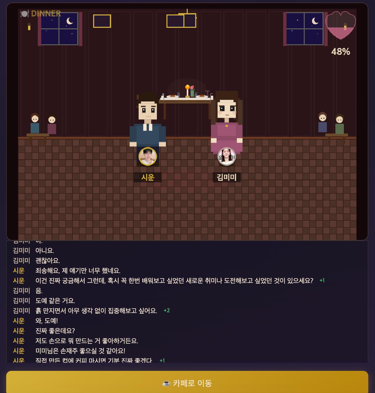 Date simulation screen